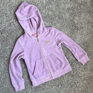 Toddler Juicy Couture Velour Full Zip